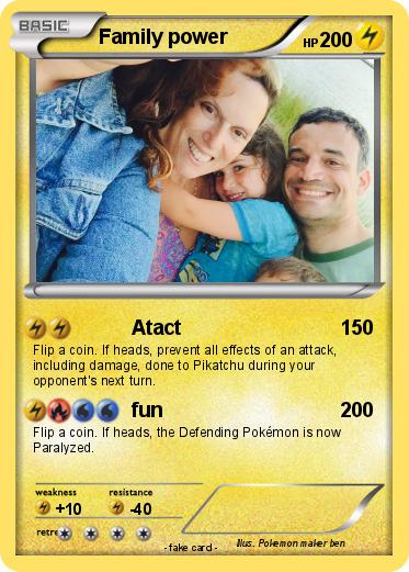 Pokemon Family power