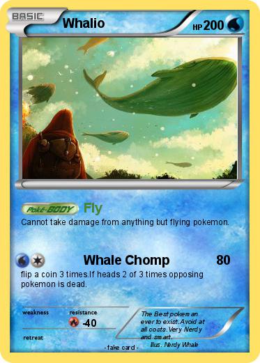 Pokemon Whalio