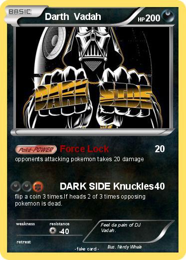 Pokemon Darth  Vadah