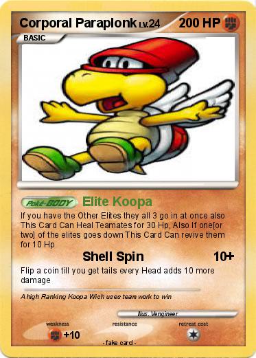 Pokemon Corporal Paraplonk