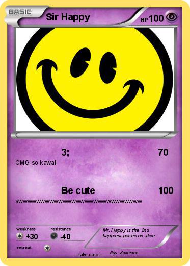Pokemon Sir Happy
