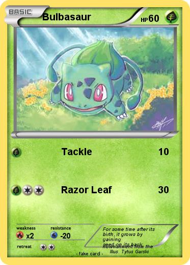 Pokemon Bulbasaur