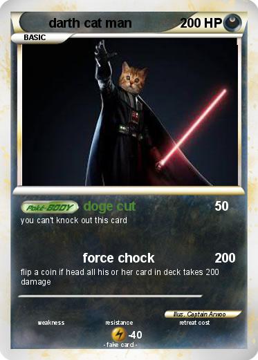 Pokemon darth cat man