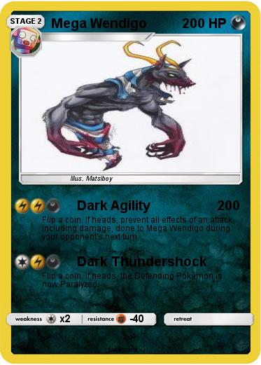 Pokemon Mega Wendigo