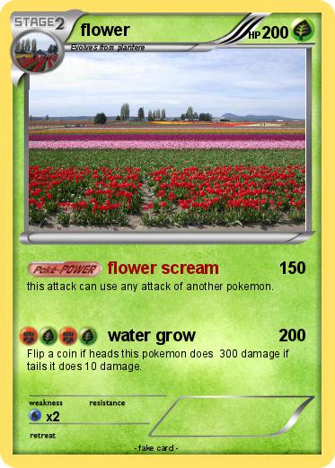 Pokemon flower