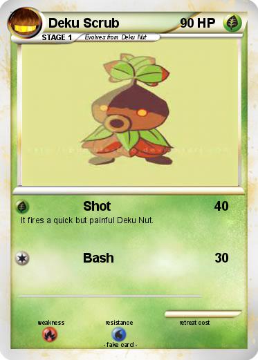 Pokemon Deku Scrub