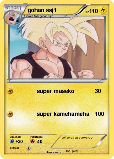 Pokemon gohan ssj1