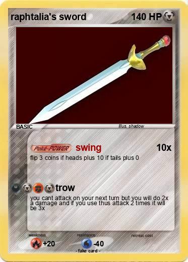 Pokemon raphtalia's sword