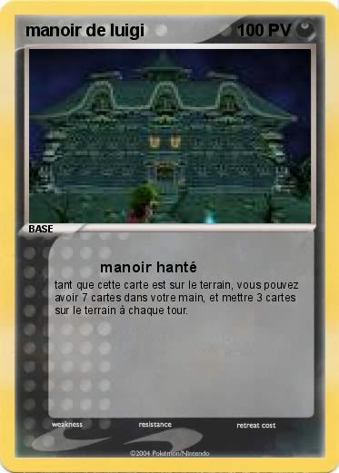Pokemon manoir de luigi