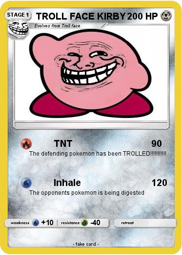 Pokemon TROLL FACE KIRBY