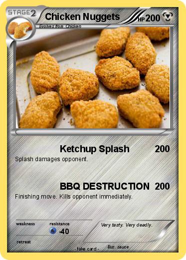 Pokemon Chicken Nuggets
