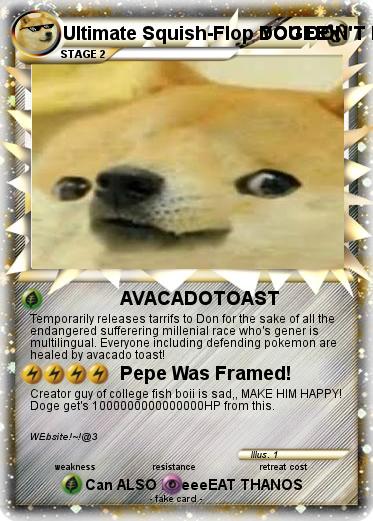 Pokemon Ultimate Squish-Flop DOGEE!