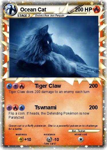 Pokemon Ocean Cat