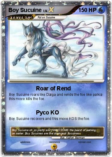 Pokemon Boy Sucuine