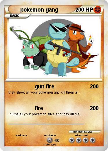 Pokemon pokemon gang