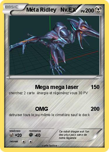 Pokemon Méta Ridley   Nv.EX