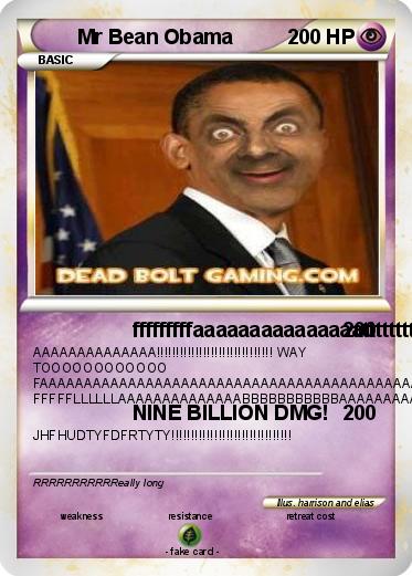 Pokemon Mr Bean Obama