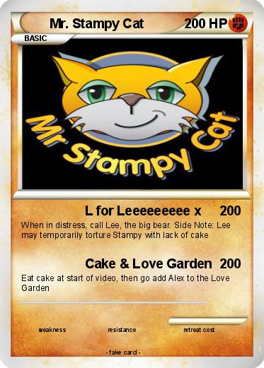 Pokemon Mr. Stampy Cat