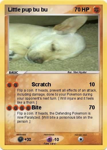 Pokemon Little pup bu bu
