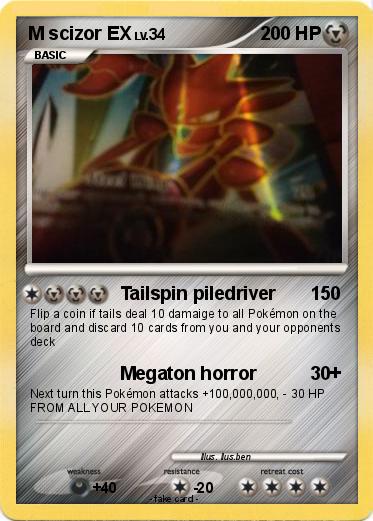Pokemon M scizor EX