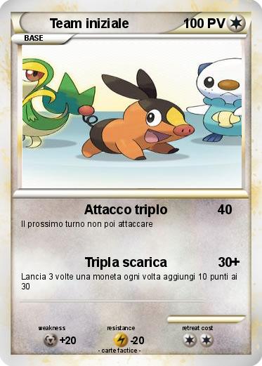 Pokemon Team iniziale