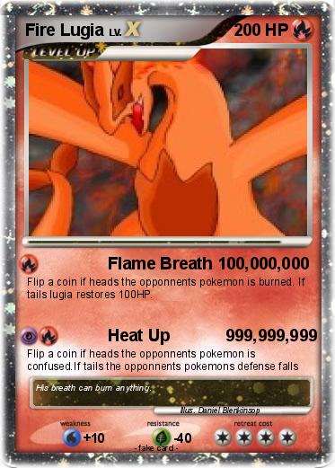 Pokemon Fire Lugia