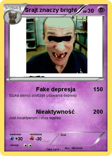 Pokemon Srajt znaczy bright