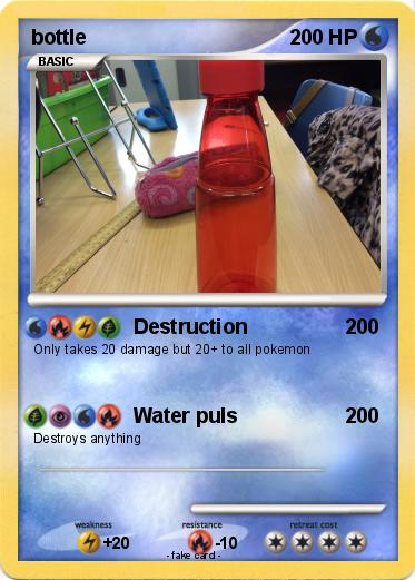 Pokemon bottle