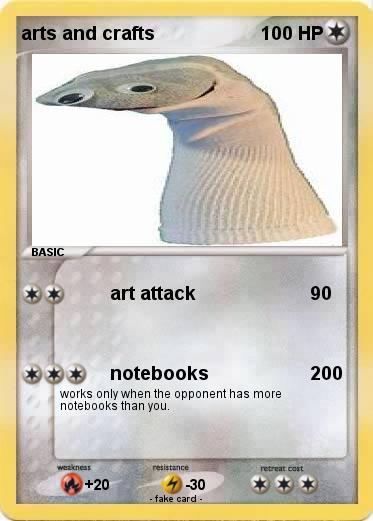 Pokemon arts and crafts