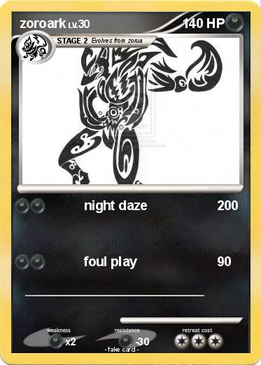 Pokemon zoroark