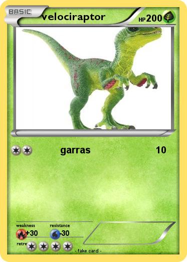 Pokemon velociraptor