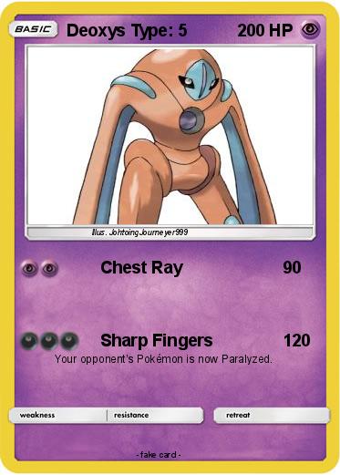 Pokemon Deoxys Type: 5