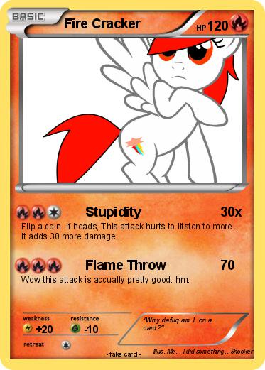 Pokemon Fire Cracker