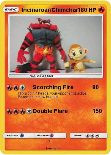 Pokemon Incinaroar/Chimchar