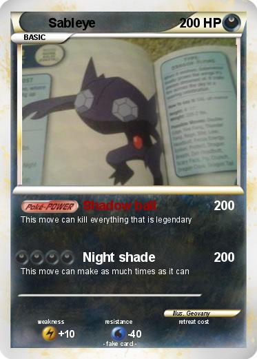 Pokemon Sableye
