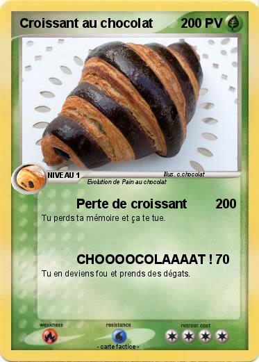 Pokemon Croissant au chocolat