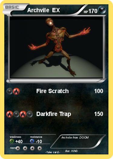 Pokemon Archvile  EX