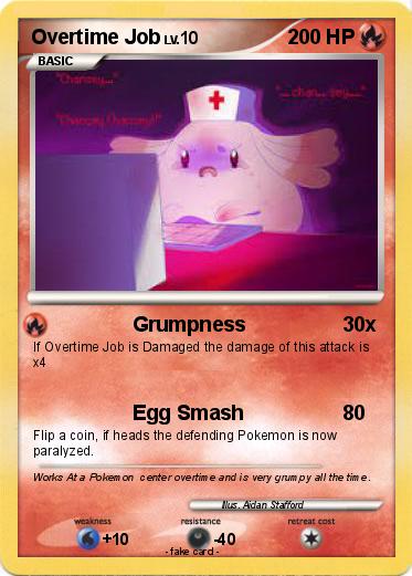 Pokemon Overtime Job