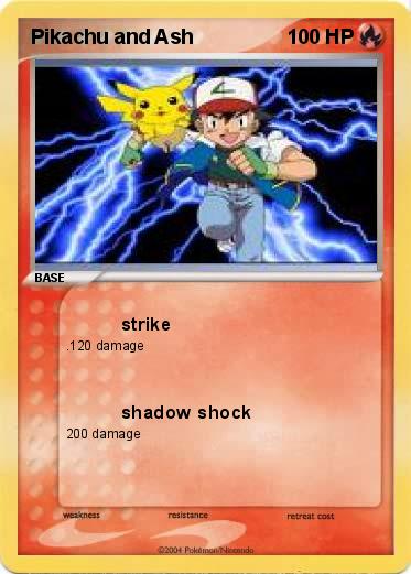 Pokemon Pikachu and Ash