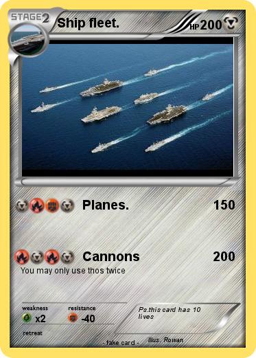 Pokemon Ship fleet.