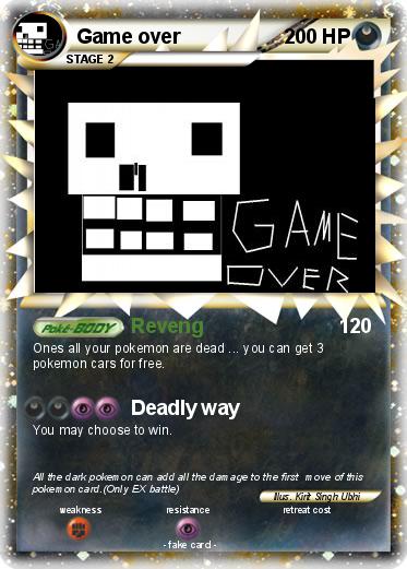 Pokemon Game over