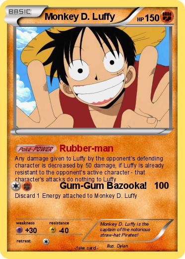 Pokemon Monkey D. Luffy