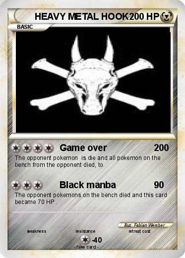 Pokemon HEAVY METAL HOOK