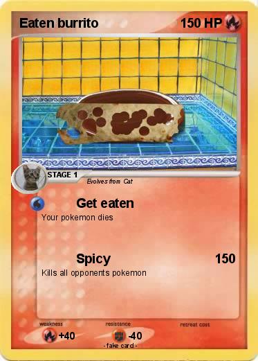 Pokemon Eaten burrito