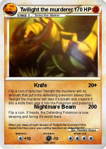 Pokemon Twilight the murderer