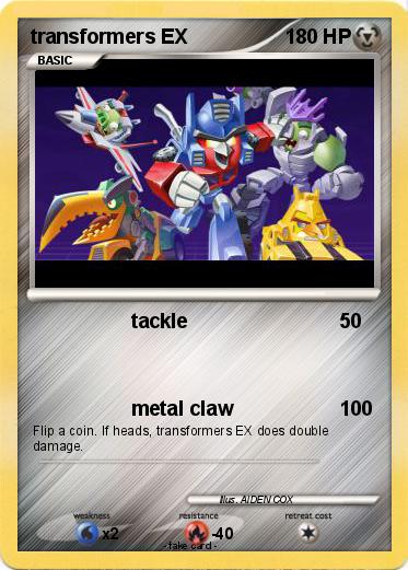 Pokemon transformers EX