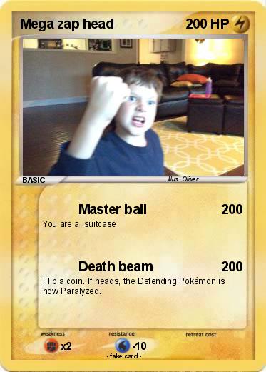 Pokemon Mega zap head