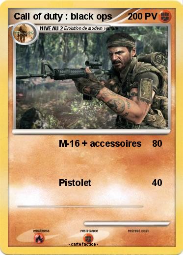 Pokemon Call of duty : black ops