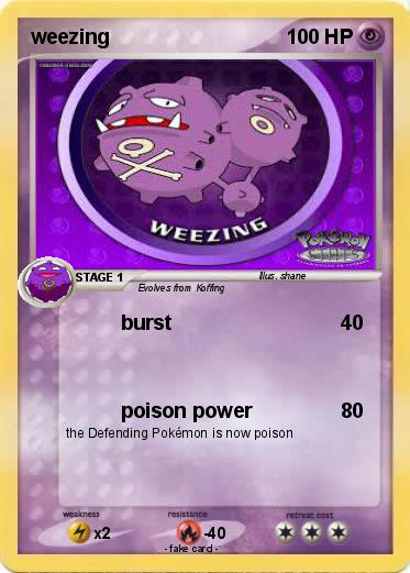 Pokemon weezing
