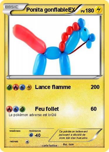 Pokemon Ponita gonflableEX